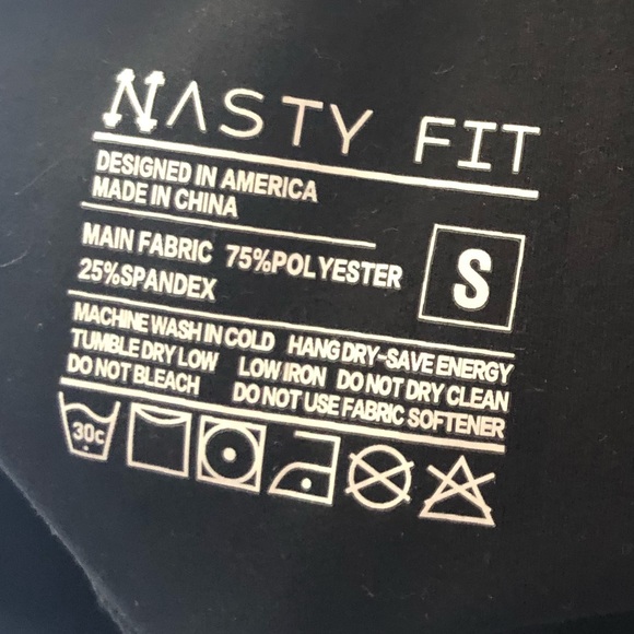 NastyFit Mint and Black Contour Leggings - Picture 3 of 3